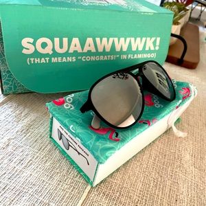 Goodr Mach G Add the Chrome Package Polarized Running Sunglasses